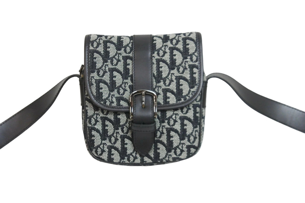 Dior Christian bag Trotter Belt shoulder Black